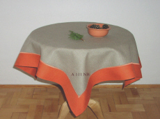 polish linen tablecloths grey